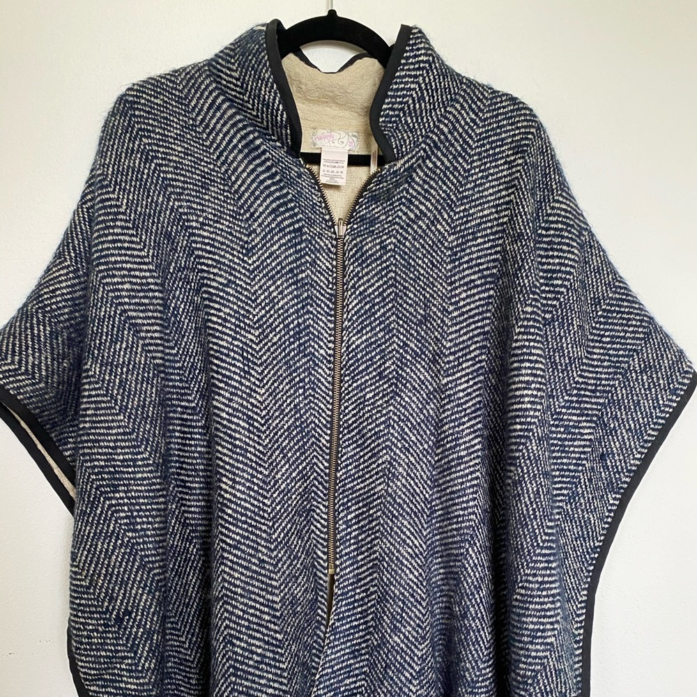 Free People Ruana Zip Front Cape | One Size